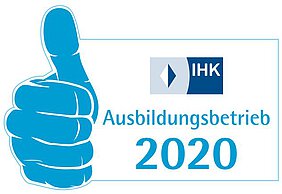 Logo IHK Ausbildungsbetrieb